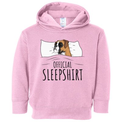 Boxer Dog Sleepshirt Toddler Hoodie