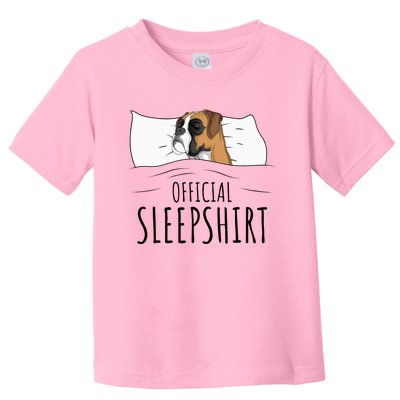 Boxer Dog Sleepshirt Toddler T-Shirt