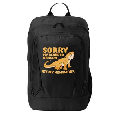 Bearded Dragon School My Bearded Dragon Ate My Homework City Backpack