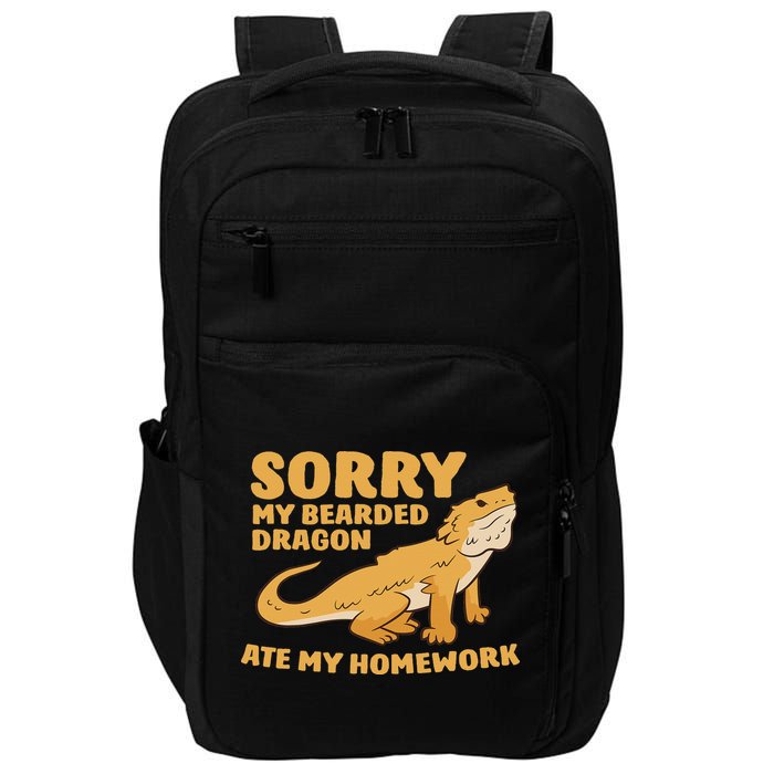 Bearded Dragon School My Bearded Dragon Ate My Homework Impact Tech Backpack