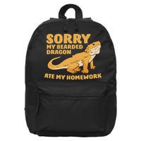 Bearded Dragon School My Bearded Dragon Ate My Homework 16 in Basic Backpack