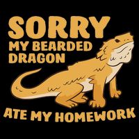 Bearded Dragon School My Bearded Dragon Ate My Homework 16 in Basic Backpack