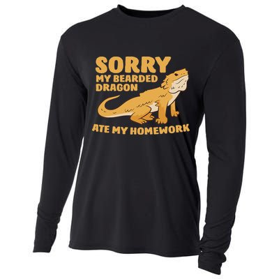 Bearded Dragon School My Bearded Dragon Ate My Homework Cooling Performance Long Sleeve Crew
