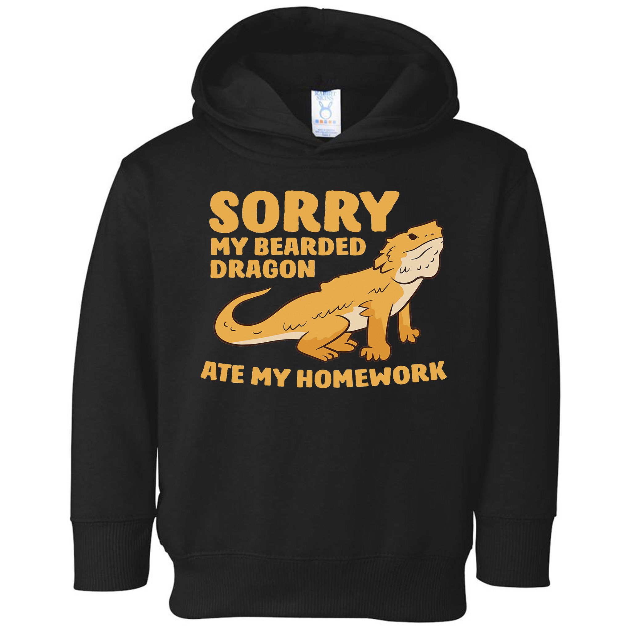 Bearded Dragon School My Bearded Dragon Ate My Homework Toddler Hoodie