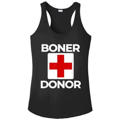 Boner Donor Shirt Funny Halloween shirt Ladies PosiCharge Competitor Racerback Tank