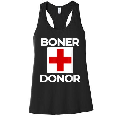 Boner Donor Shirt Funny Halloween shirt Women's Racerback Tank