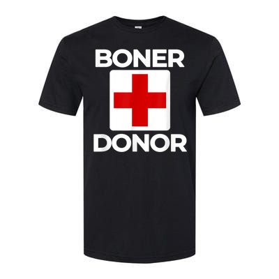 Boner Donor Shirt Funny Halloween shirt Softstyle CVC T-Shirt