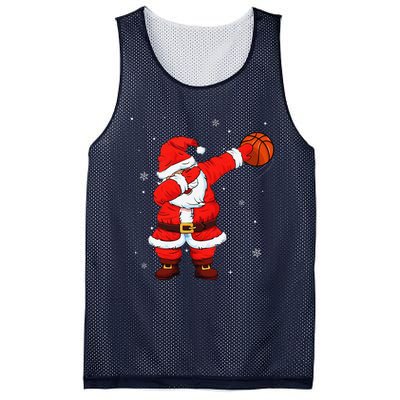 Basketball Dabbing Santa Funny Christmas Gifts For Mesh Reversible Basketball Jersey Tank