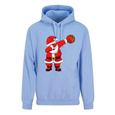 Basketball Dabbing Santa Funny Christmas Gifts For Unisex Surf Hoodie