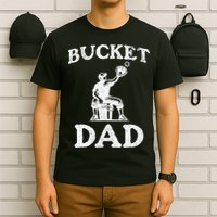 Bucket Dad Softball Dad Baseball T-Shirt