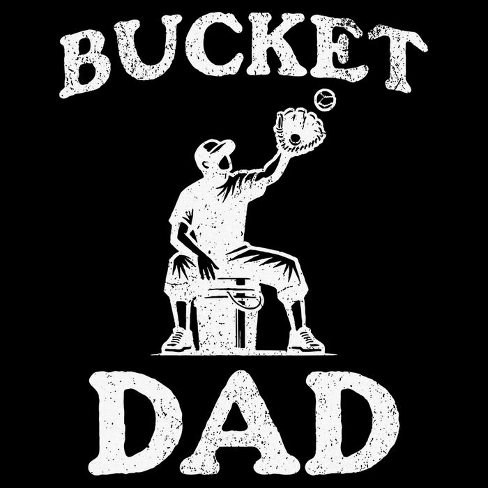 Bucket Dad Softball Dad Baseball 16 in Basic Backpack