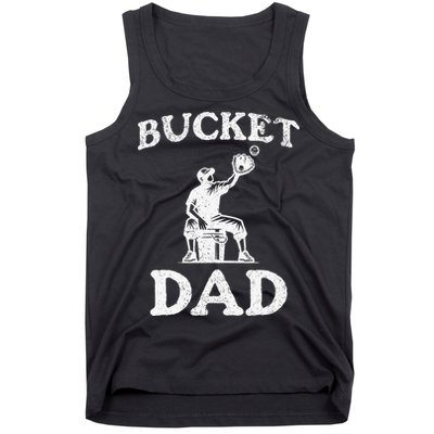 Bucket Dad Softball Dad Baseball Tank Top