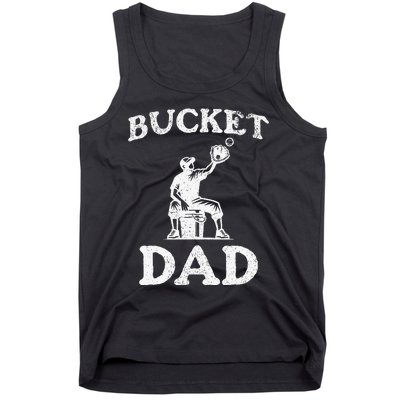 Bucket Dad Softball Dad Baseball Tank Top