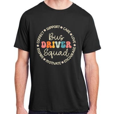 Bus Driver Squad Appreciation Week Back To School Adult ChromaSoft Performance T-Shirt