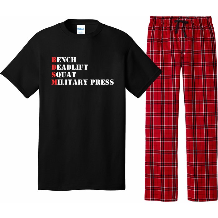 Bench Deadlift Squat Military Press Pajama Set