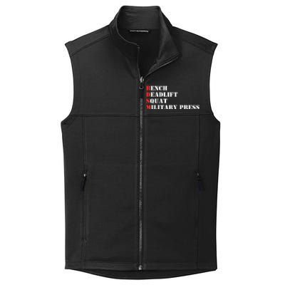 Bench Deadlift Squat Military Press Collective Smooth Fleece Vest