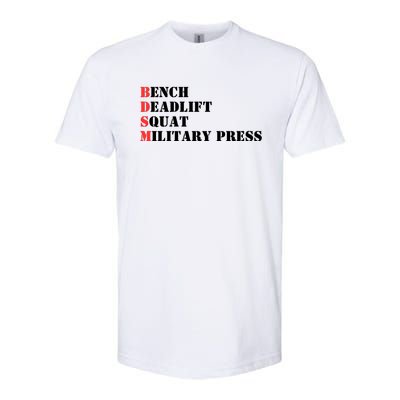 Bench Deadlift Squat Military Press Softstyle CVC T-Shirt