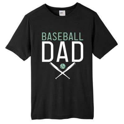 Baseball Dad Sport Father Daddy Gift Tall Fusion ChromaSoft Performance T-Shirt