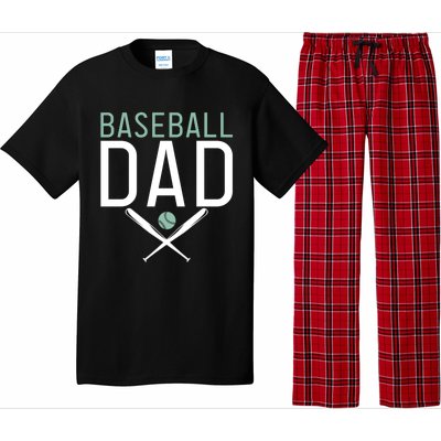 Baseball Dad Sport Father Daddy Gift Pajama Set