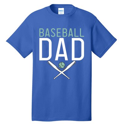 Baseball Dad Sport Father Daddy Gift Tall T-Shirt