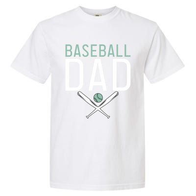 Baseball Dad Sport Father Daddy Gift Garment-Dyed Heavyweight T-Shirt