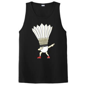 Badminton Dabbing Shuttlecock Birdie Badminton Cute Gift PosiCharge Competitor Tank