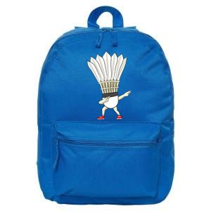 Badminton Dabbing Shuttlecock Birdie Badminton Cute Gift 16 in Basic Backpack