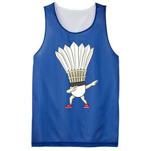 Badminton Dabbing Shuttlecock Birdie Badminton Cute Gift Mesh Reversible Basketball Jersey Tank