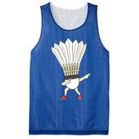 Badminton Dabbing Shuttlecock Birdie Badminton Cute Gift Mesh Reversible Basketball Jersey Tank