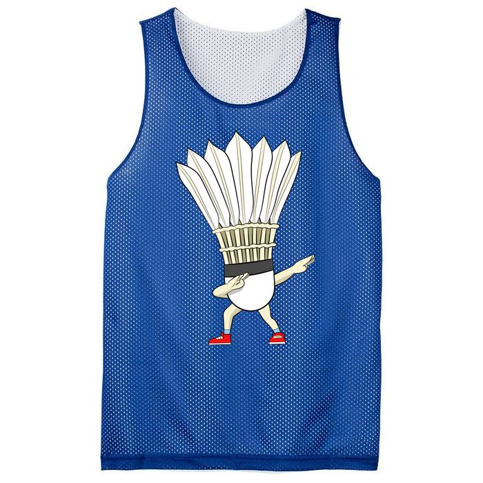 Badminton Dabbing Shuttlecock Birdie Badminton Cute Gift Mesh Reversible Basketball Jersey Tank