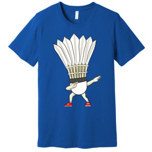 Badminton Dabbing Shuttlecock Birdie Badminton Cute Gift Premium T-Shirt