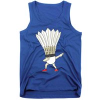 Badminton Dabbing Shuttlecock Birdie Badminton Cute Gift Tank Top