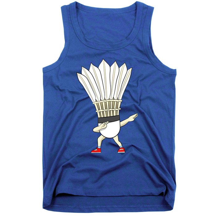 Badminton Dabbing Shuttlecock Birdie Badminton Cute Gift Tank Top