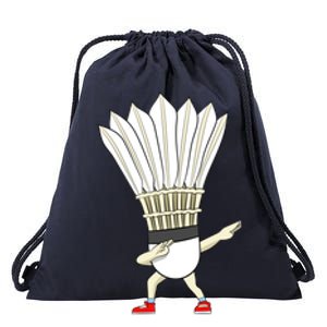 Badminton Dabbing Shuttlecock Birdie Badminton Cute Gift Drawstring Bag