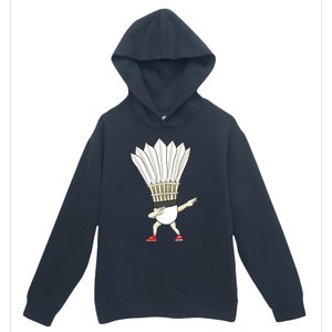 Badminton Dabbing Shuttlecock Birdie Badminton Cute Gift Urban Pullover Hoodie