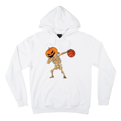 Basketball Dabbing Skeleton Boy Halloween Basketball Hoodie