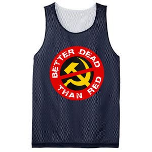 Better Dead Than Red Mesh Reversible Basketball Jersey Tank