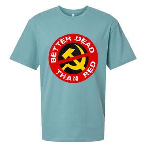 Better Dead Than Red Sueded Cloud Jersey T-Shirt