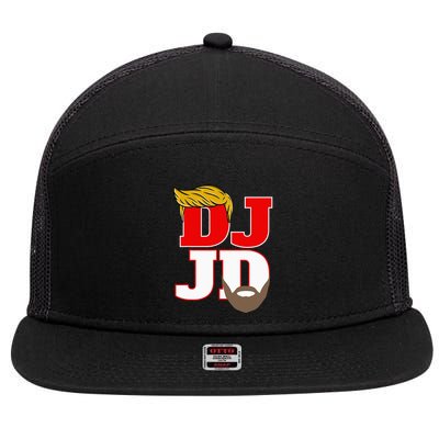 Beard Donald Trump Jd Vance 2024 Election 7 Panel Mesh Trucker Snapback Hat