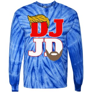 Beard Donald Trump Jd Vance 2024 Election Tie-Dye Long Sleeve Shirt