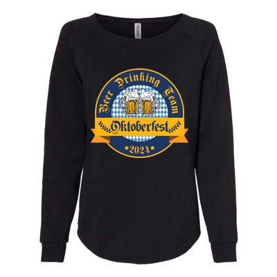 Beer Drinking Team Oktoberfest Womens California Wash Sweatshirt