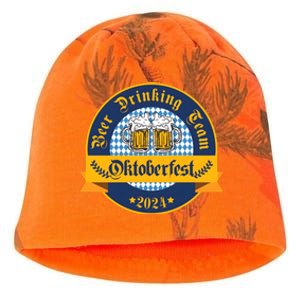 Beer Drinking Team Oktoberfest Kati - Camo Knit Beanie