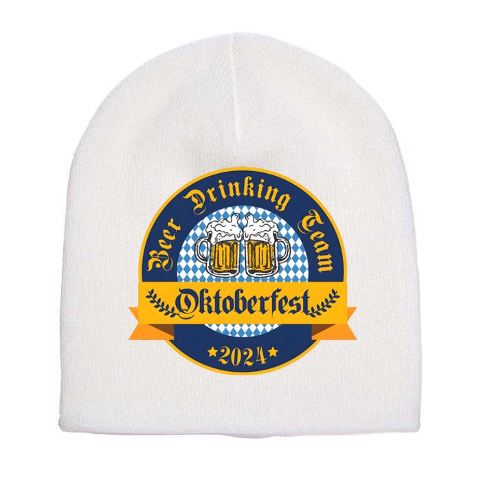 Beer Drinking Team Oktoberfest Short Acrylic Beanie