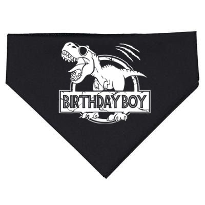 Birthday Dino T Rex Dinosaur Matching Family USA-Made Doggie Bandana