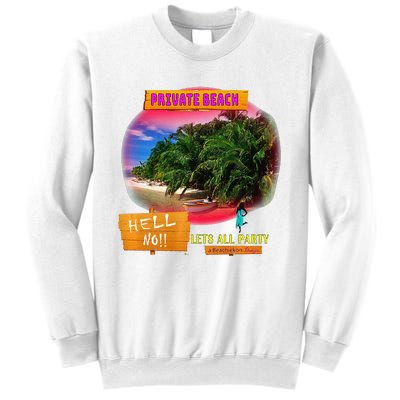 Beachiekon Designs Teaseteetops Beaches For All Sweatshirt