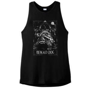 Behold Dog Turtle Elden Merch Ladies PosiCharge Tri-Blend Wicking Tank