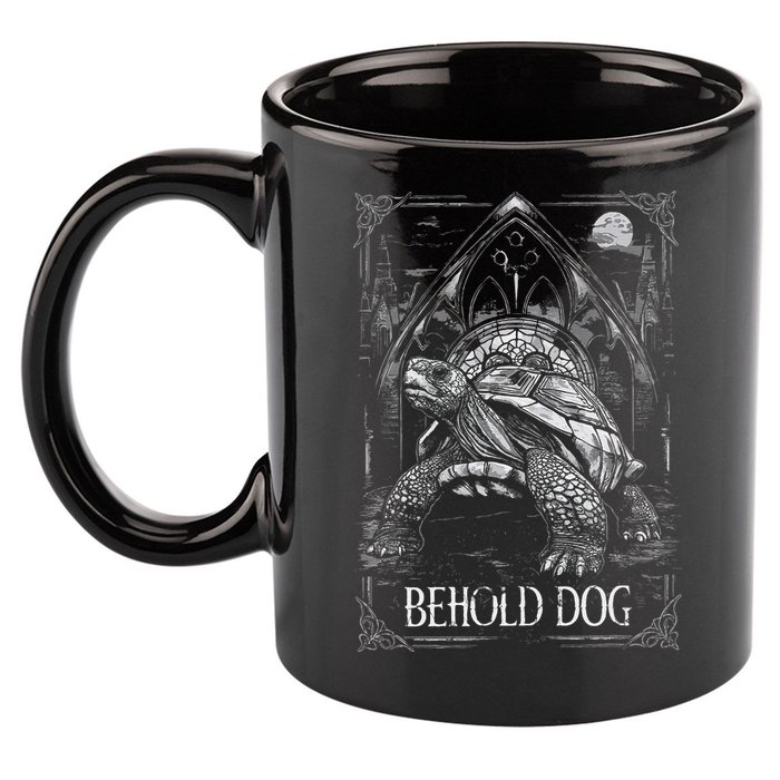 Behold Dog Turtle Elden Merch 11oz C Handle Ceramic Mug