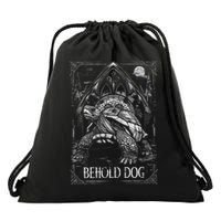 Behold Dog Turtle Elden Merch Drawstring Bag
