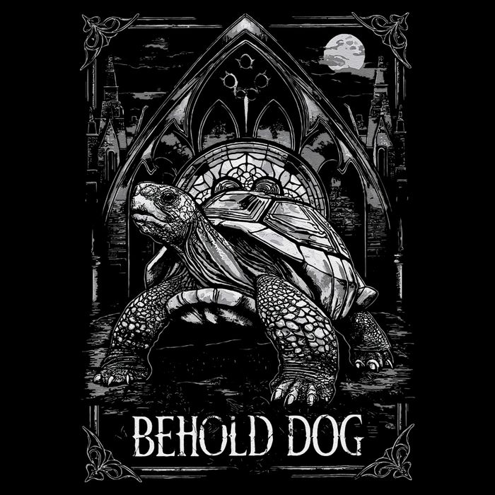 Behold Dog Turtle Elden Merch Drawstring Bag