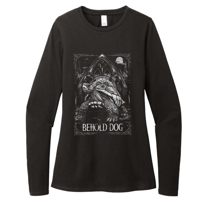 Behold Dog Turtle Elden Merch Womens CVC Long Sleeve Shirt